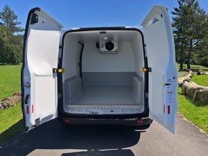 inside a ulez and clean air zone compliant fridge van