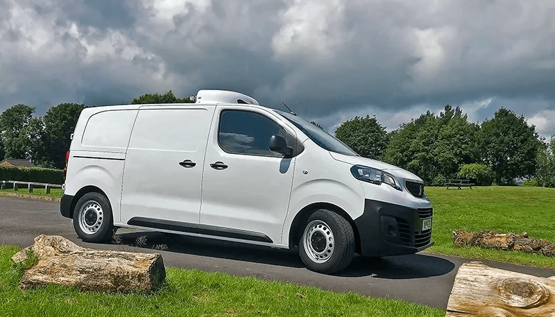 Cool van for food suppliers during the Christmas rush