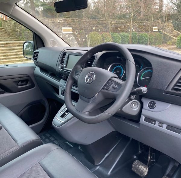Electric Vauxhall Vivaro interior